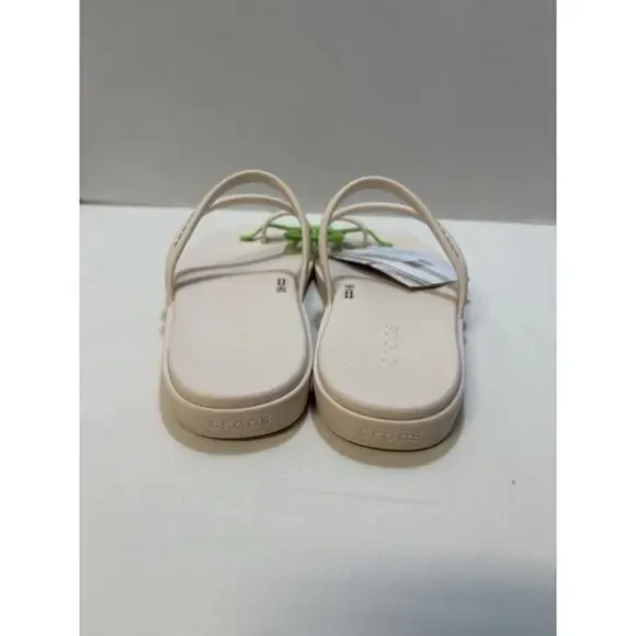 Crocs Miami Toe Loop Sandal Dew 209862-0WW Women's Size 8 Beige NEW - Picture 6 of 8